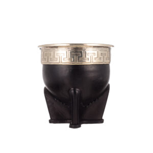 Imperial mate gourd | chiseled german silver