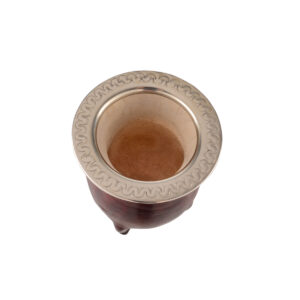 Camionero mate gourd | chiseled german silver